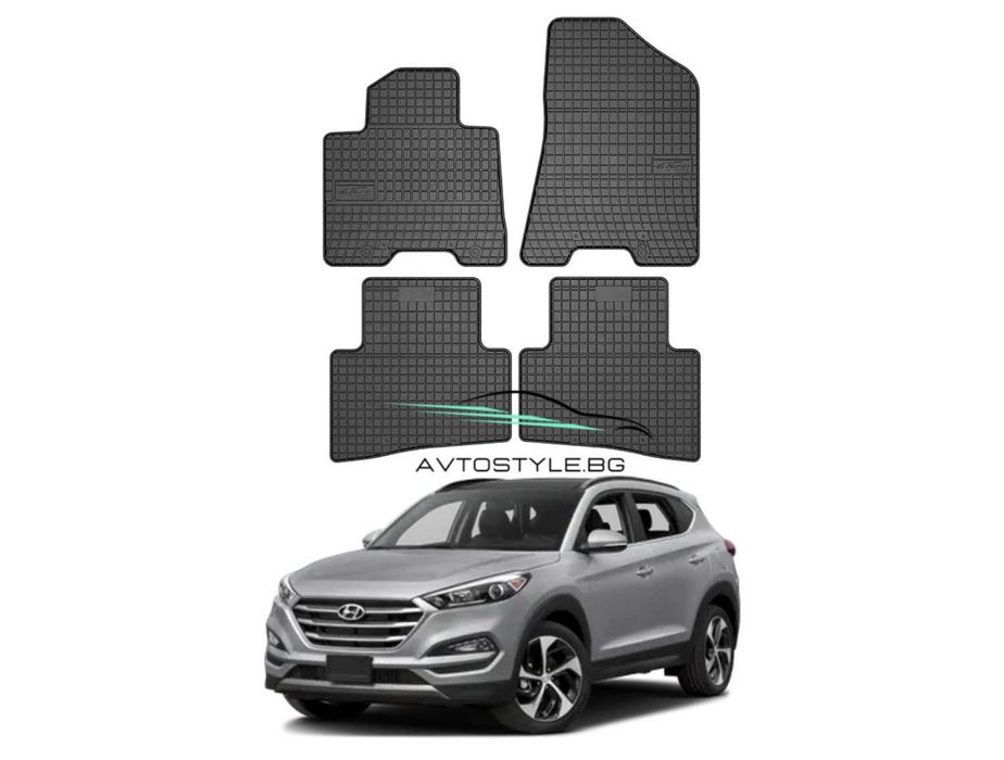 Гумени стелки за Hyundai Tucson 2015-2020 г., Frogum - El Toro