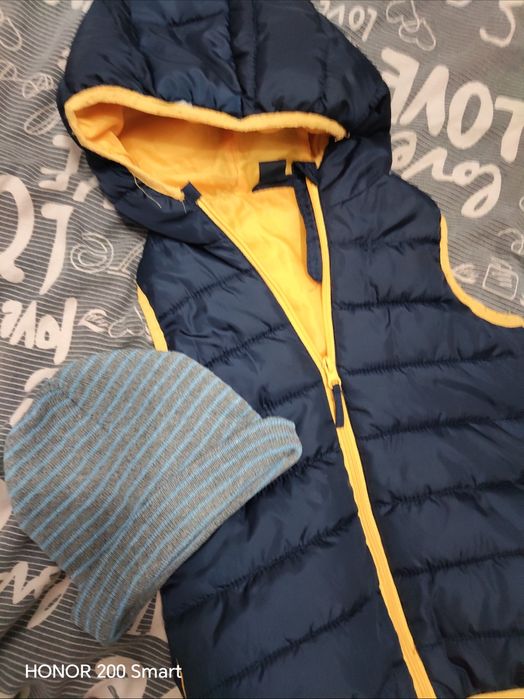 Зимно яке +подарък шапка и грейка