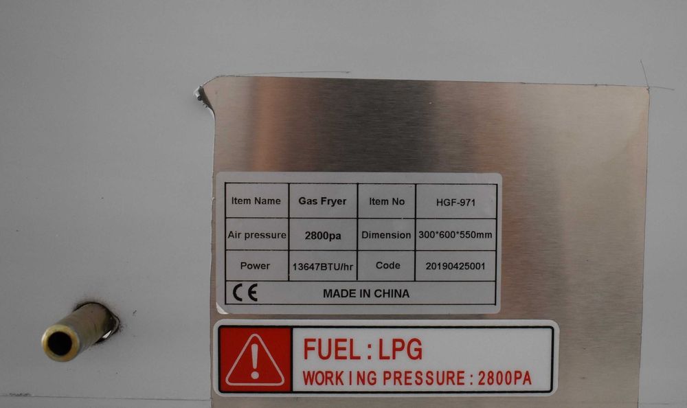 REDUCERE Friteuza alimentare gaz 8L -TRANSPORT GRATUIT