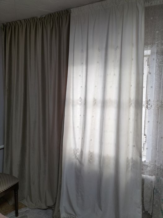 Шторы велюр спальня