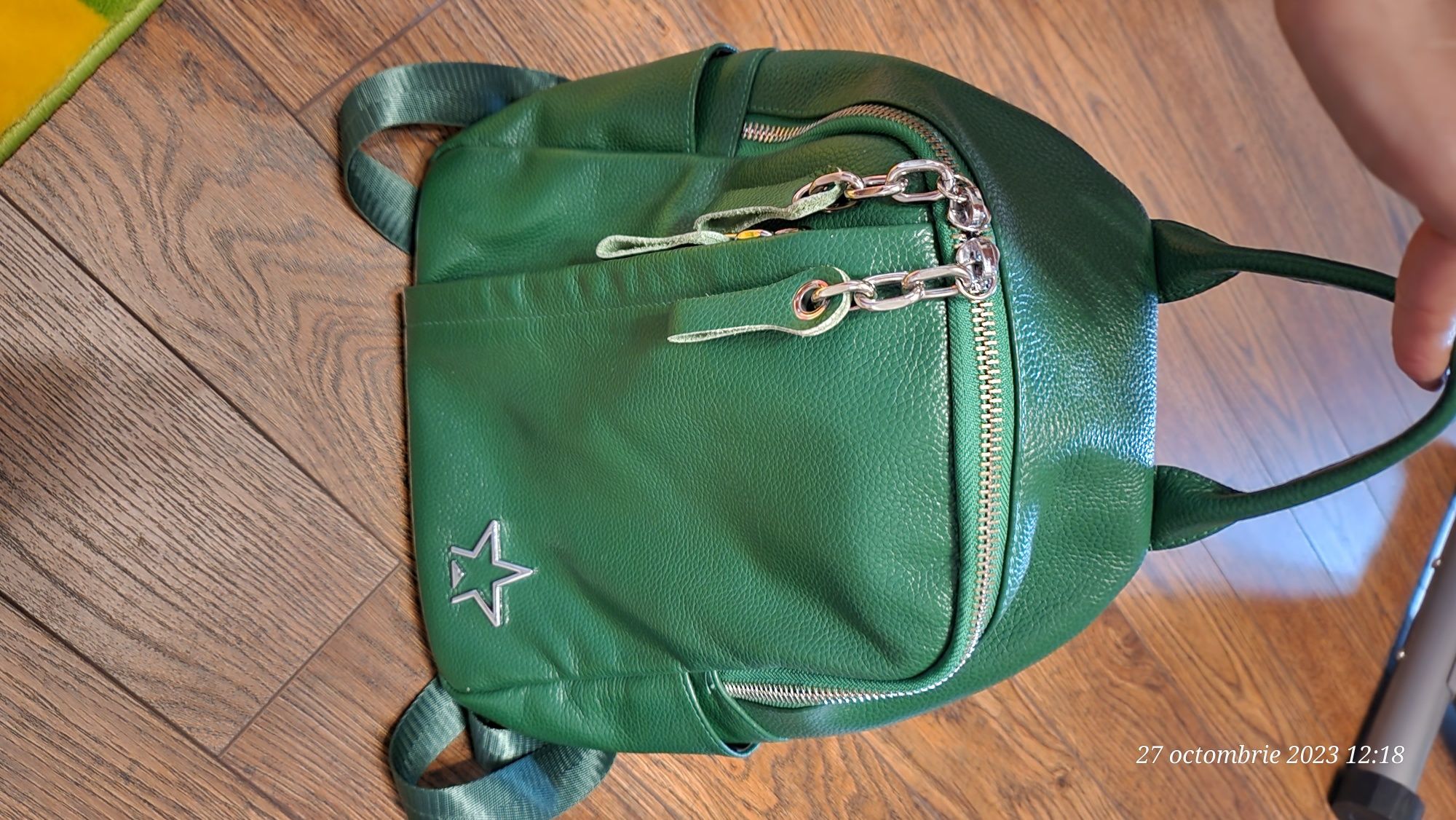 Rucsac damă, piele naturală
