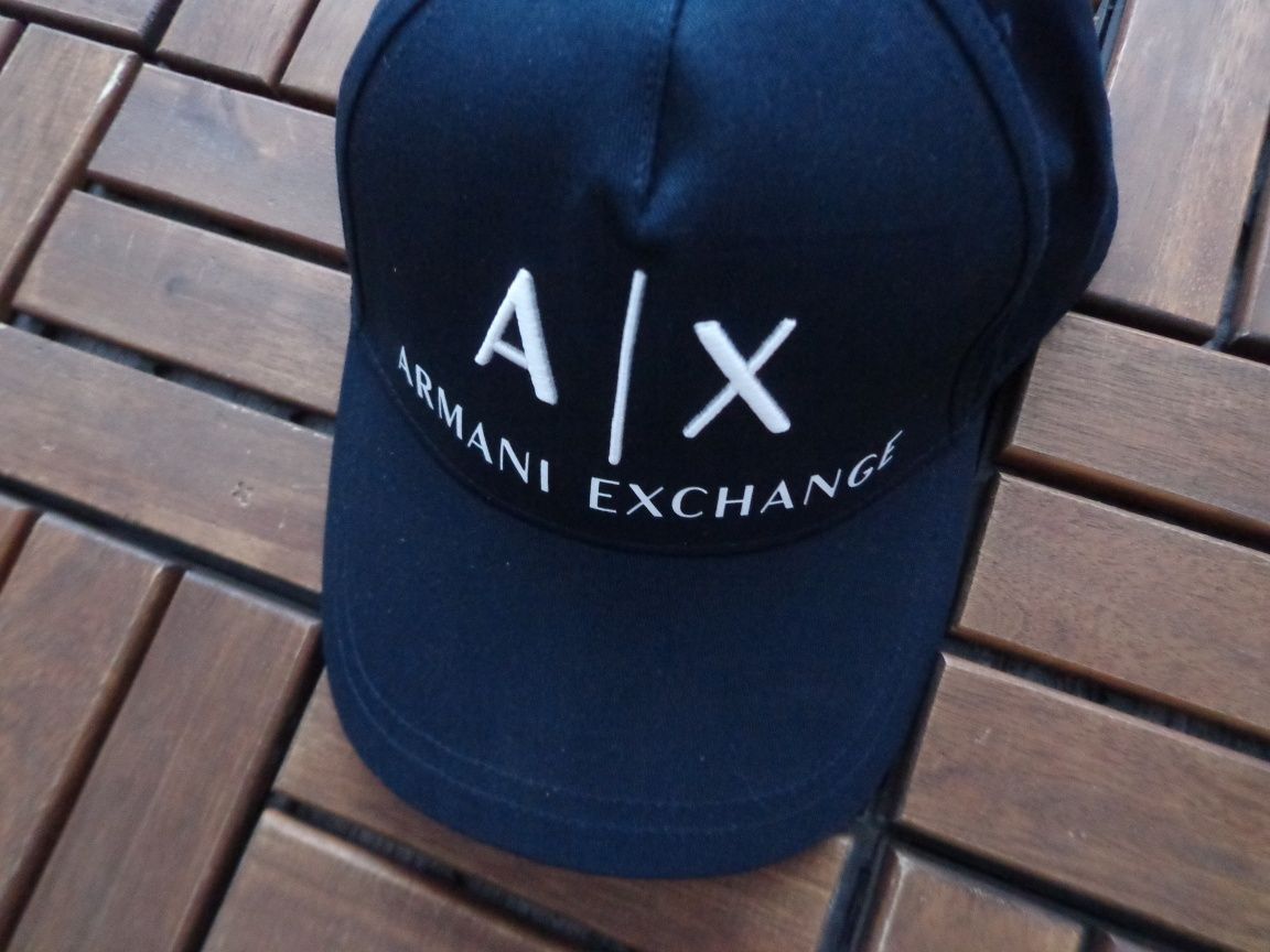 Мъжка бейзболна шапка Armani Exchange Corp logo Baseball Cap