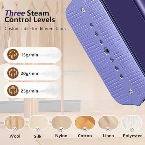 Нова Мини парна ютия 1200W 3 нива пара загрява за 20 сек пътуване дом