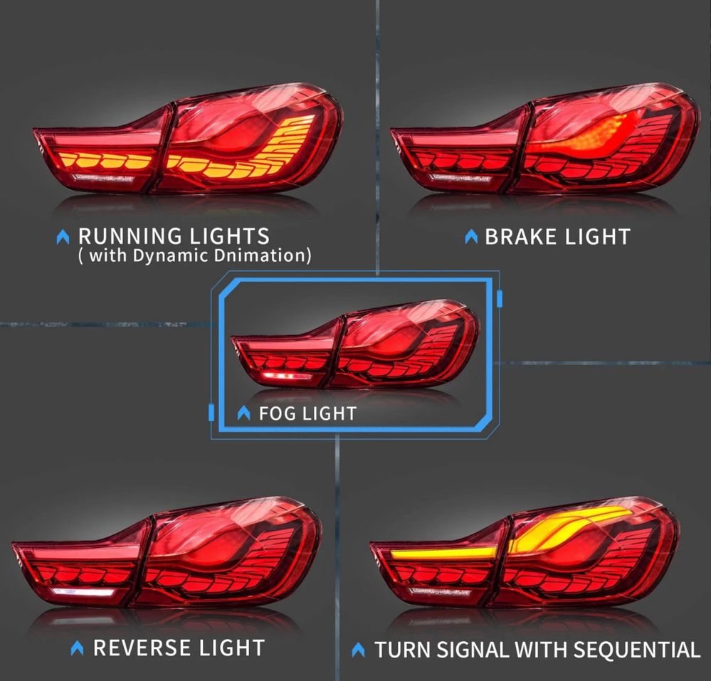 Стопове BMW F32 F33 F36 F83 OLED LCI Ф32 Ф36