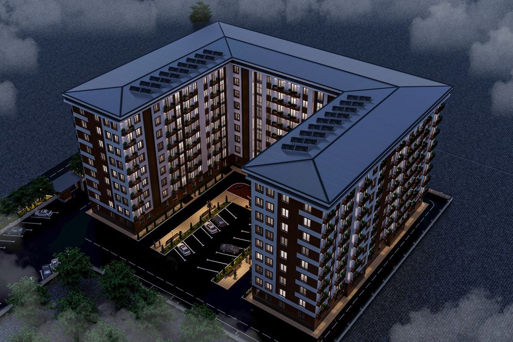 ЖК Yorqin Makon, 1-комнатная квартира — 42,5 м²,