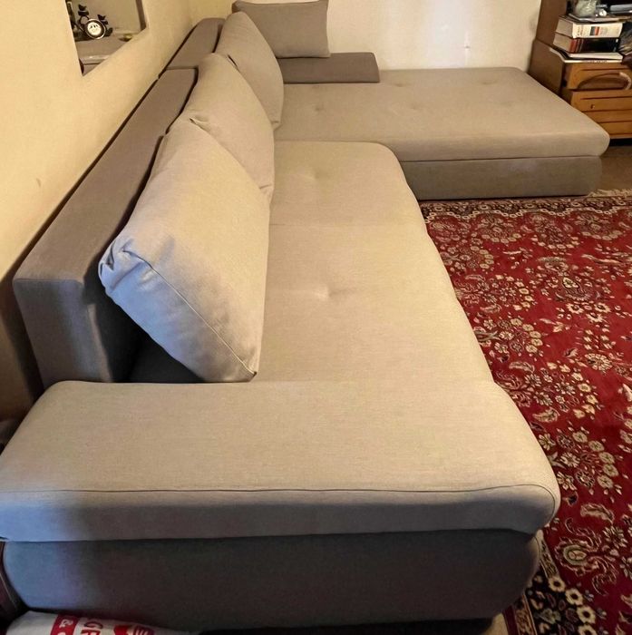 Canapea coltar modulara extensibila