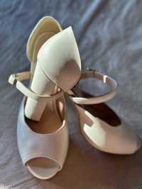Pantofi nuntă,  din piele, făcuți pe comandă