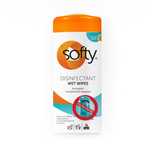 Lavetă umedă dezinfectantă energică Softy Disinfectant -30 buc./pachet