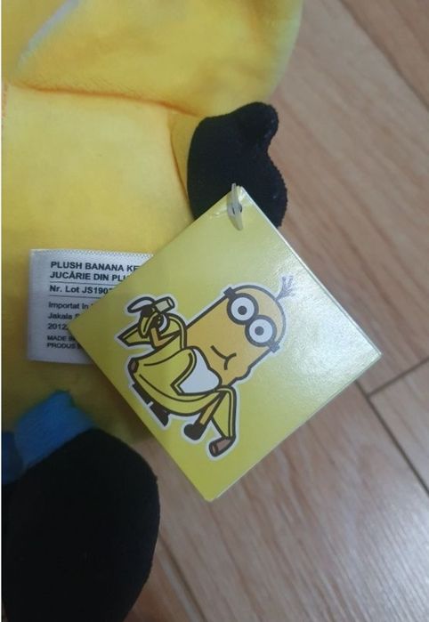 Minion de pluș, banană, dimensiune 28
