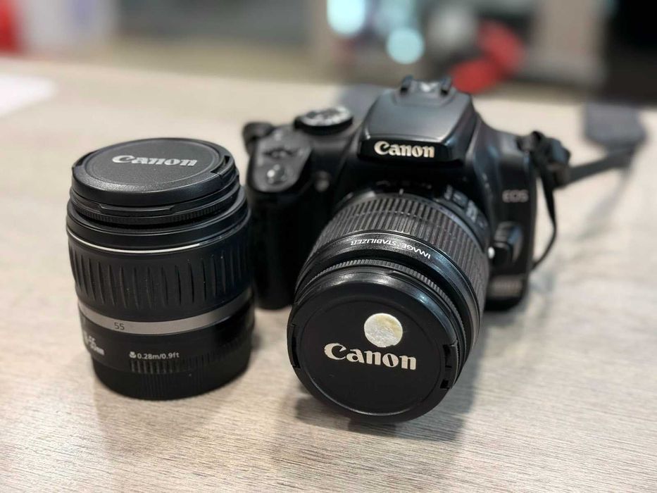фотоапарат Canon EOS 400D + 2 обектива