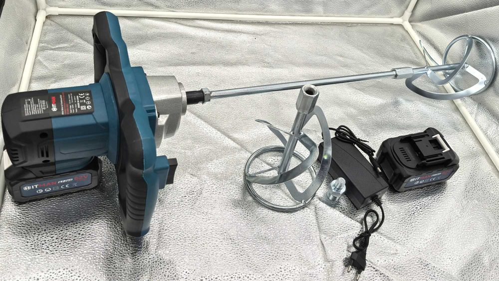 Mixer vopsele & mortar 2x62V – Mobilitate totala