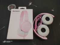 Casti cu fir sony mdr-zx110 roz