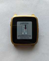 Smartwatch Pebble Time Steel, Златист смарт часовник