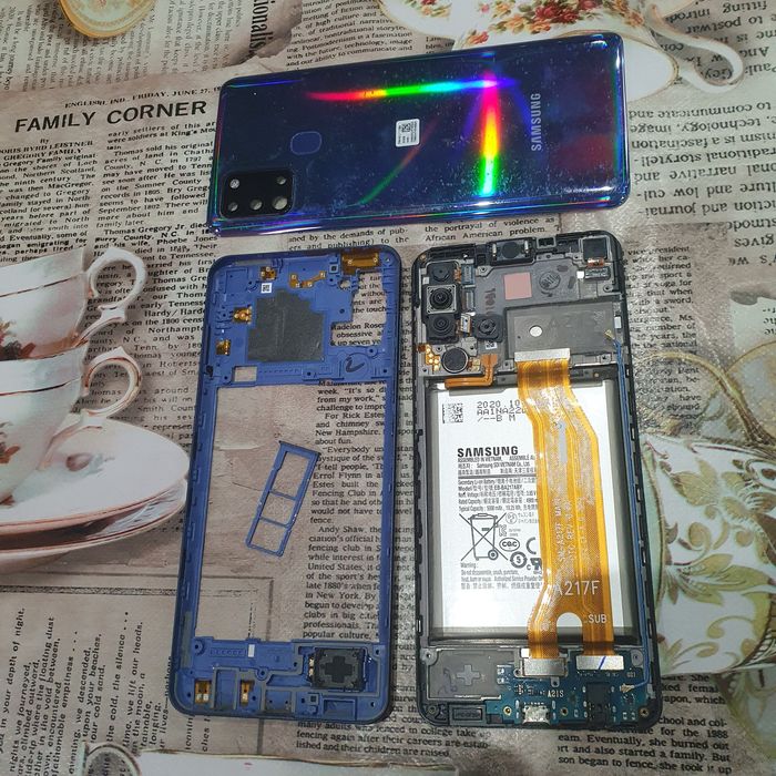 Piese Samsung Galaxy A50 A21S placa de baza, capac, baterie, difuzor