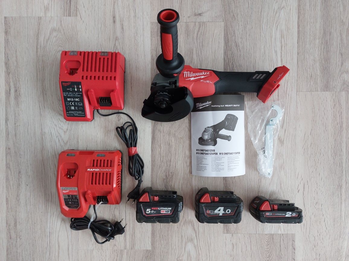 Flex milwaukee M18 ONEFSAG125XB, rapid stop, onekey, nou