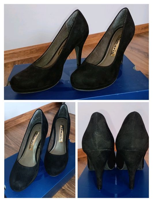 Pantofi cu toc dama nr 38