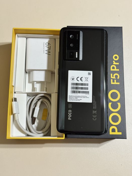 Poco F5 Pro 512 gb Ram 12 5G польный комплект