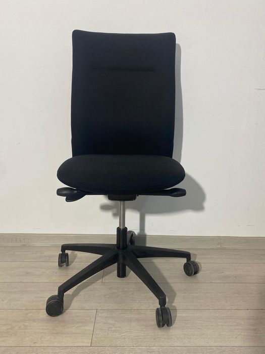 100 Buc. Scaun Birou Multiple Reglaje; Scaun Negru Ergonomic cu Role