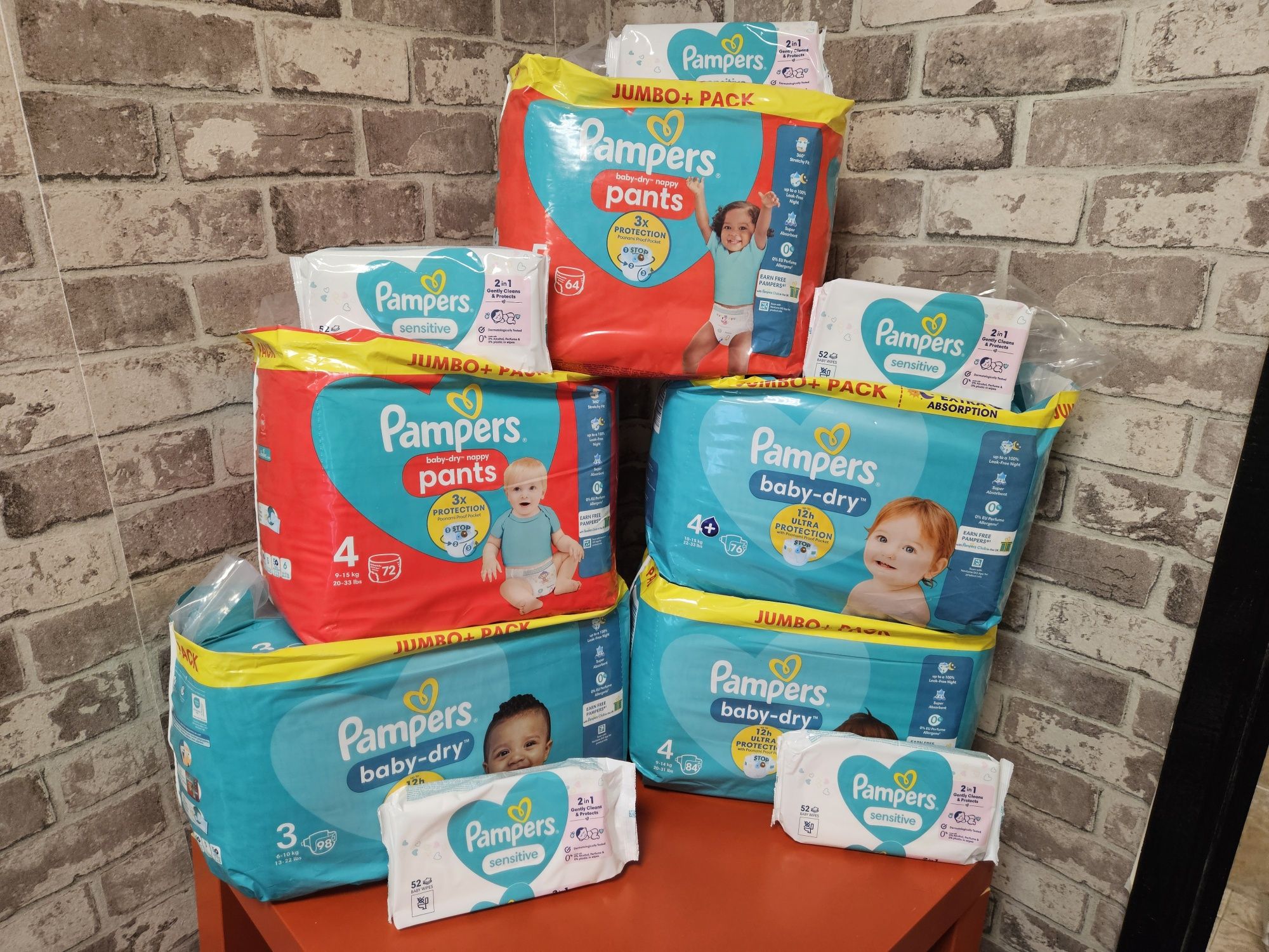 ПРОМОЦИЯ на Pampers baby dry, pants  и Premium protection Ирландия
