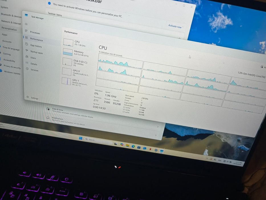 laptopt asus tuf gaming f17