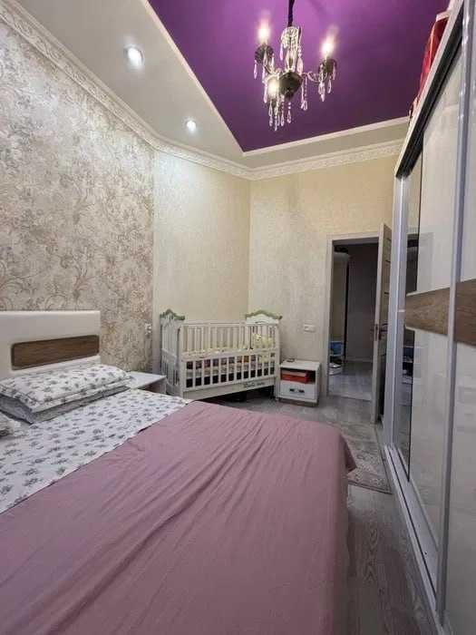 Новостройка чайхана Салом, 2 комнатная 50м2 Евро ремонт, кадастр есть