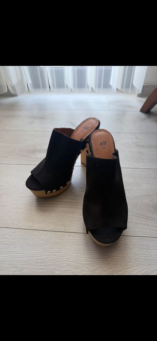 H&M чехли на висок ток