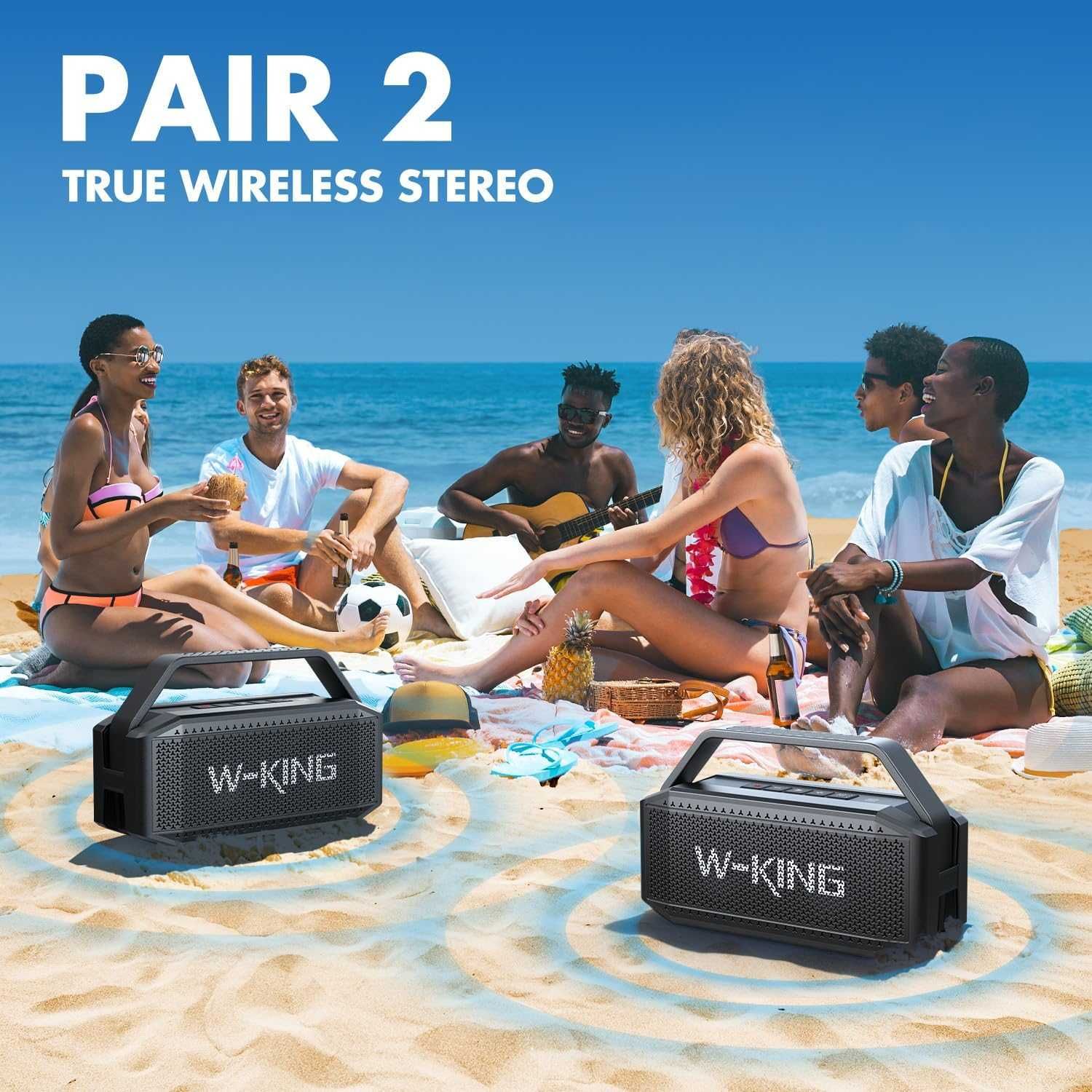 W-King D9-1 80W безжична Bluetooth тонколона