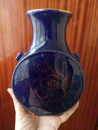 Продам вазу кобальт с позолотой