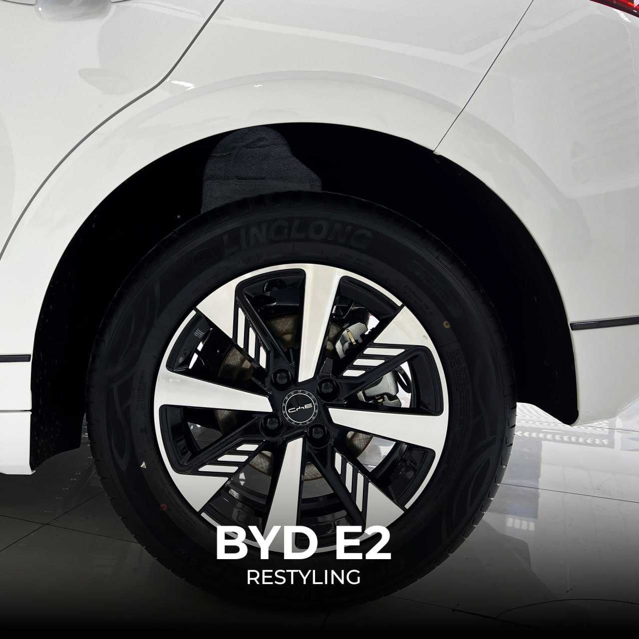 BYD E2, restyling, birlamchi 2-yil garatiya