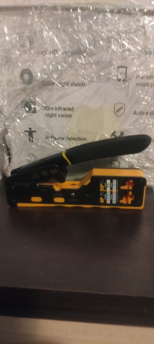 Клещи за кримпване на rj45 pass trough клеми