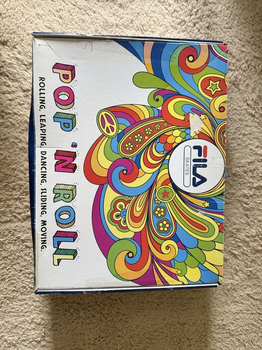 Patine cu rotile/Rollerskates roz de femei/dama Fila marimea 39