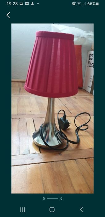 Veioza floral porțelan