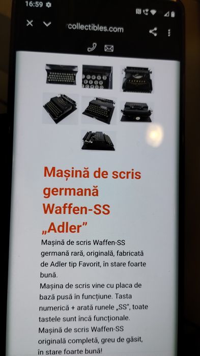 Decorațiuni Mașina de scris Germană ww-ll