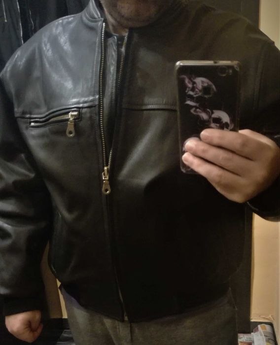 Кожено яке XL (56) номер от телешка кожа в перфектно състояние