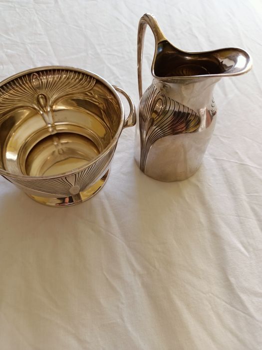 Set argint sterling zaharnita si letiera 296 gr