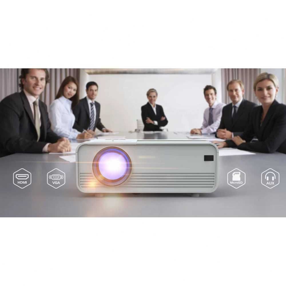 Videoproiector TECHNAXX HD cu telecomanda si difuzor nou