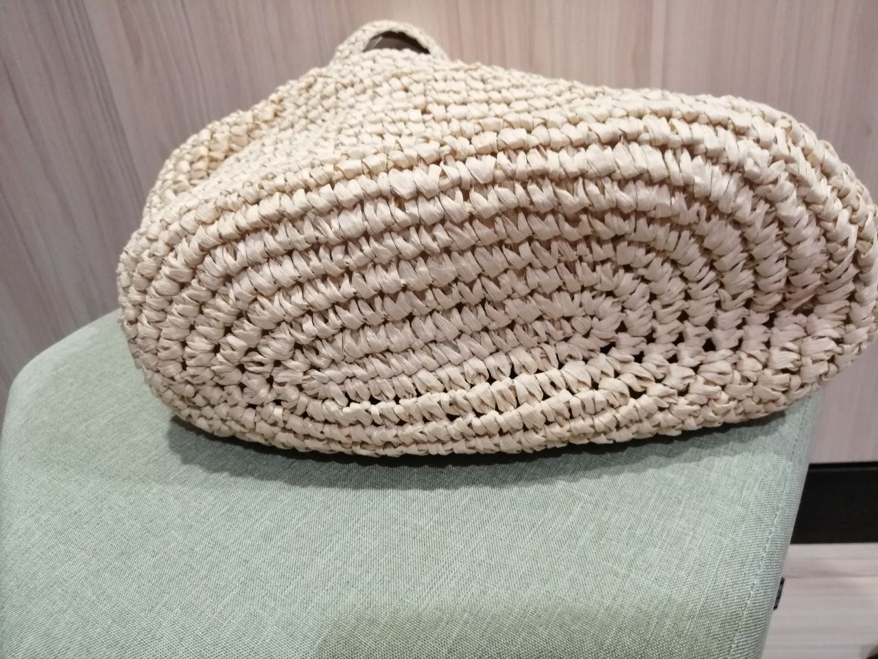 Лятна дамска плетена чанта Mango