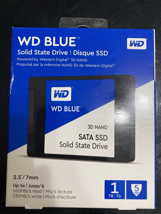 SIGILAT SSD intern Western Digital WD Blue de 1TB 3D NAND SATA III
