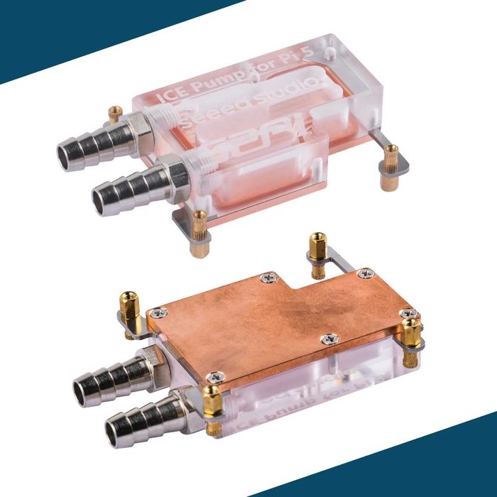 Pompă racire ICE 52Pi Raspberry Pi 5,cap răcire apă Raspberry Pi 5