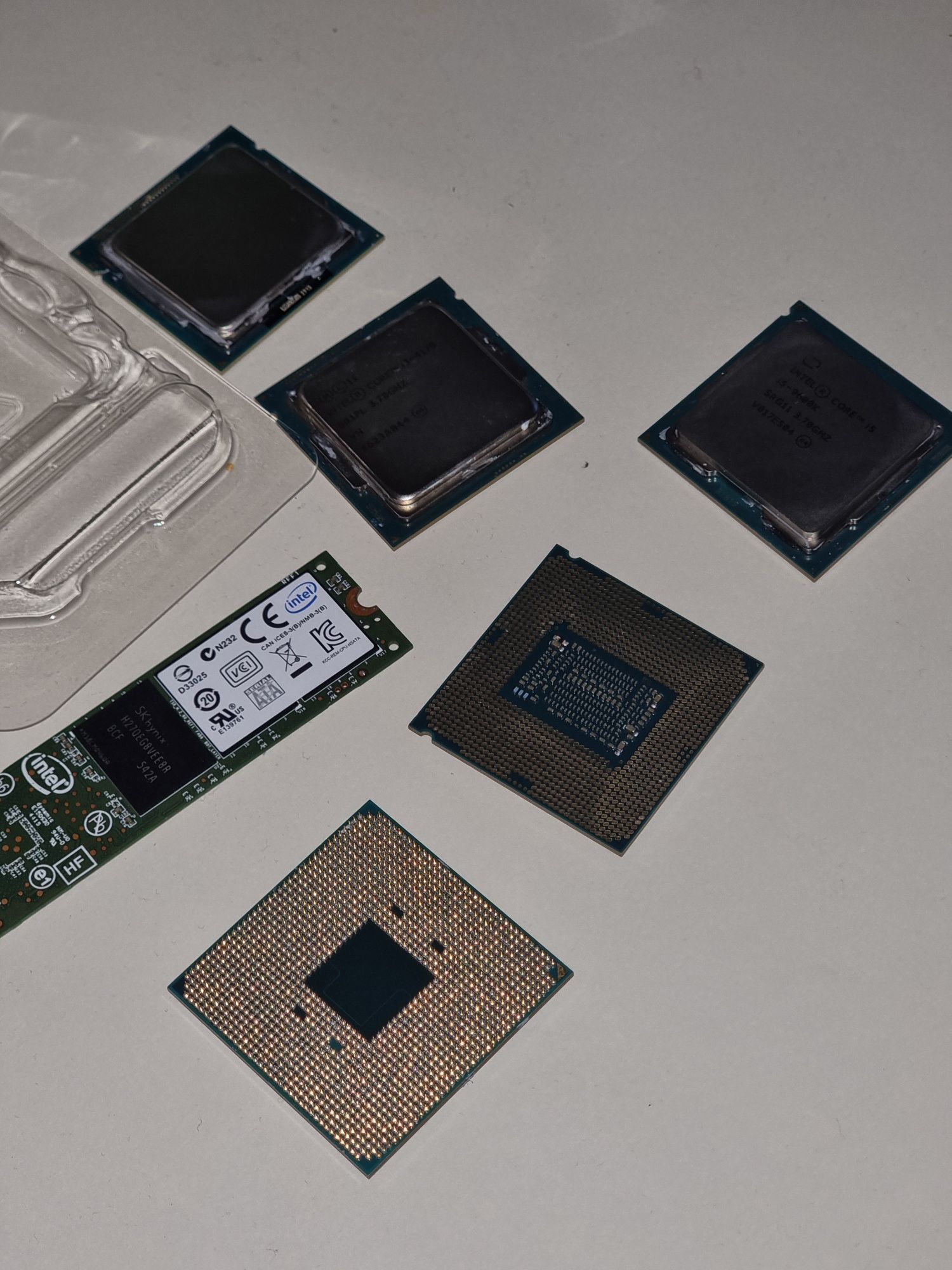 Ryzen 2400G,i3 9100F, 9600k, i3 4170, i3 3220, SSD m2