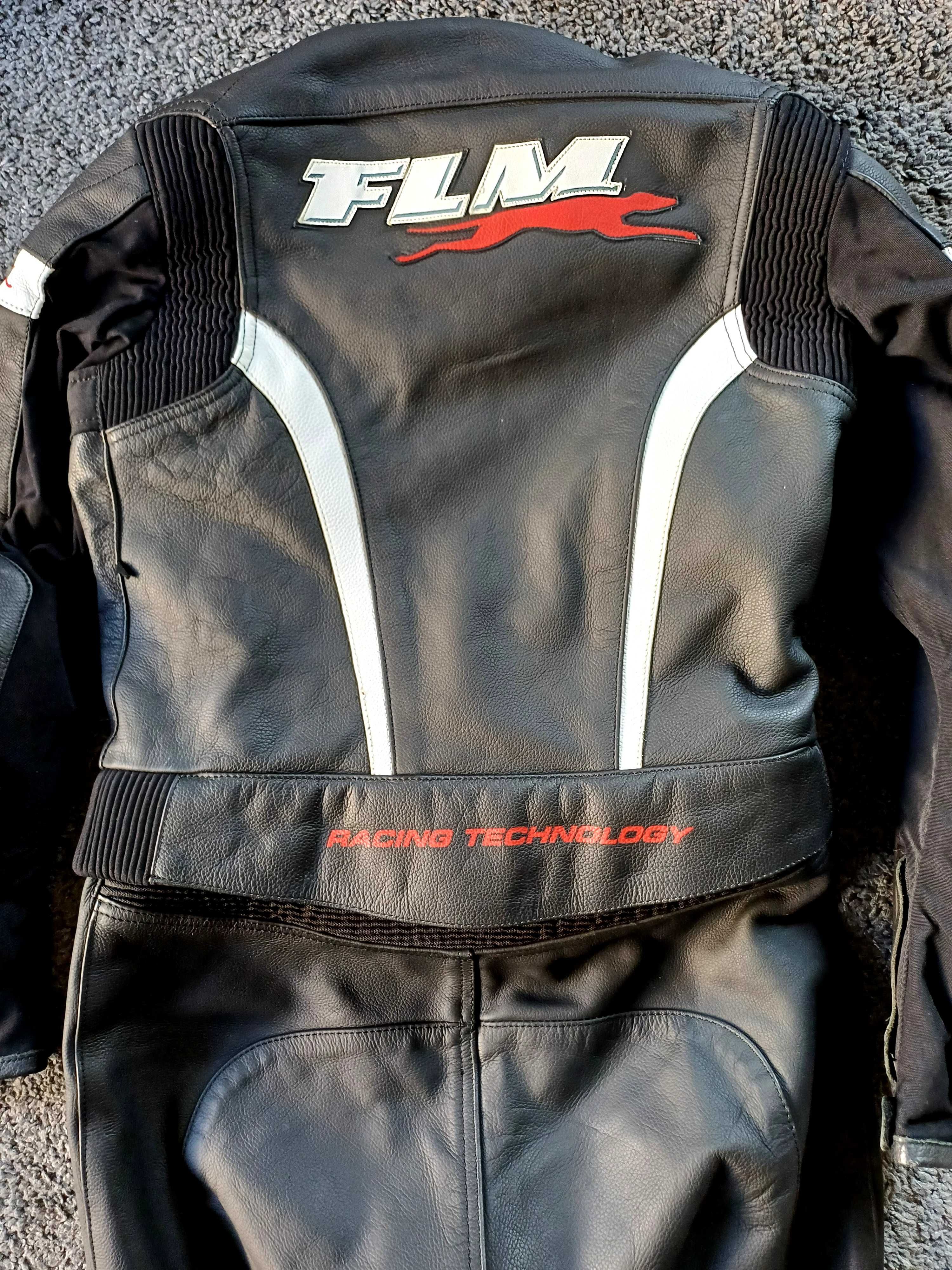 40 L FLM Combinezon Costum moto piele textil. din două piese de Damă