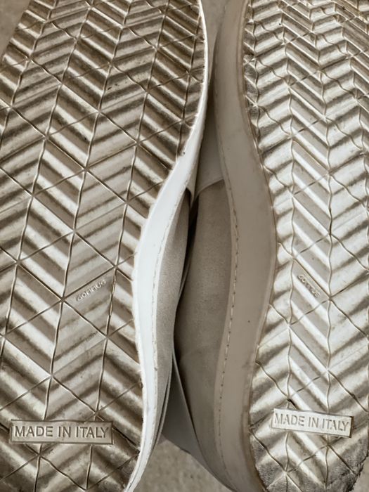 Adidasi piele naturala albi