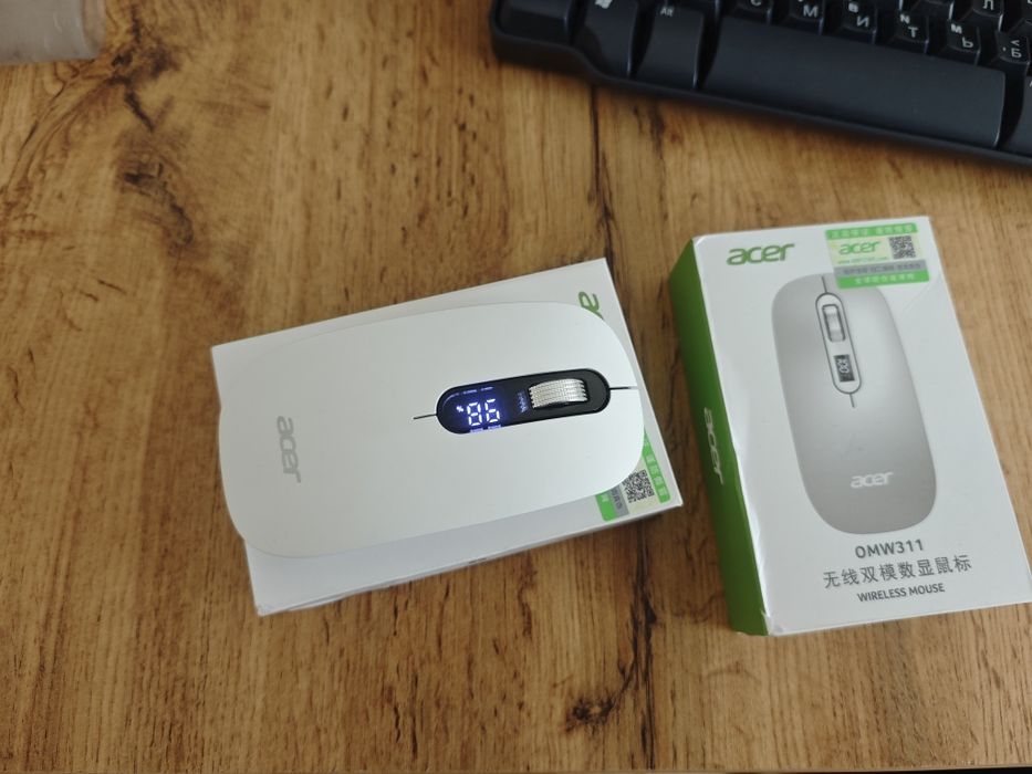 Блутуз мышка acer с индикатором батареи