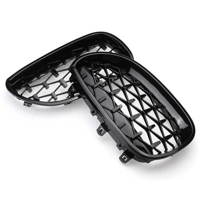 Бъбреци за BMW E60 / E61 (2003-2010) DIAMOND STYLE черен гланц