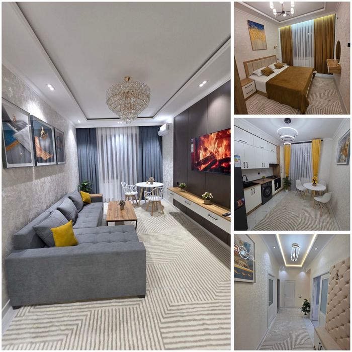 -ЕВРОЛЮКС 3-Х Ком. 75м² Упакована НОВОСТРОЙКА Вблизи МЕТРО, Чиланзар-8