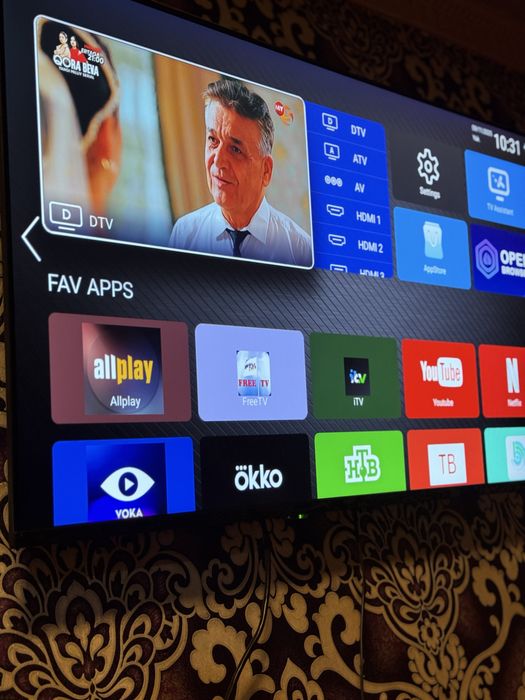 Smart Tv yangi holatda 2 ta pultli