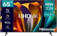 Нов смарт телевизор Hisense - 65A6N, 65'', DLED, 4K, черен