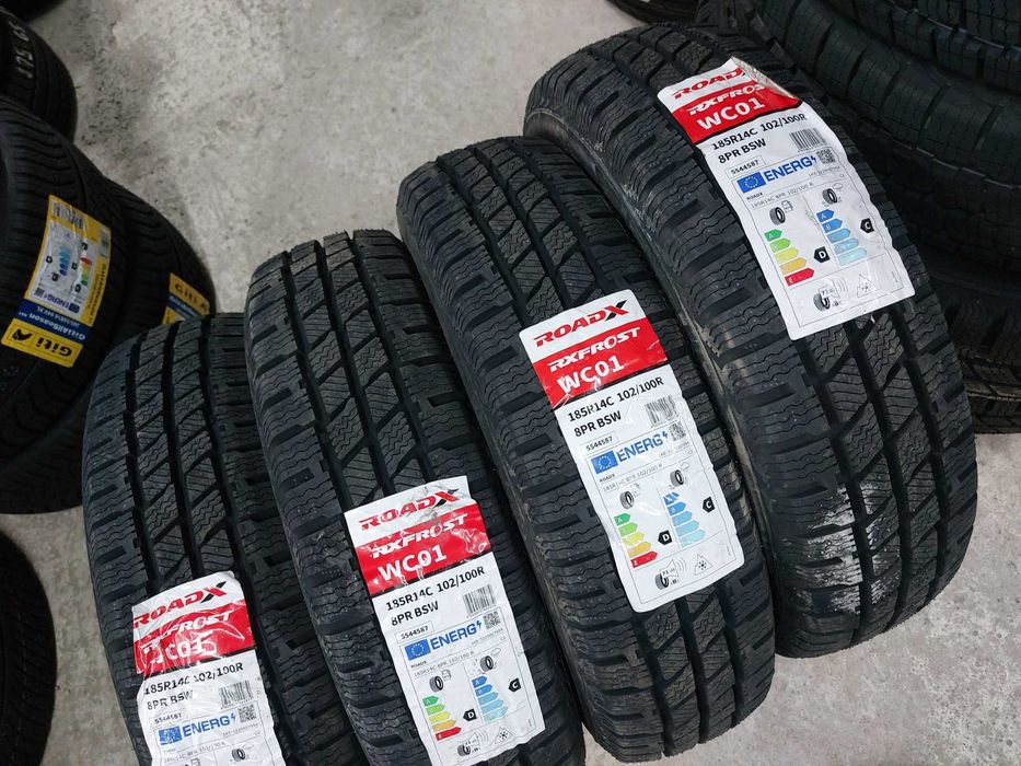 НОВИ зимни ROADX 185/80/14C 102R DOT 1724