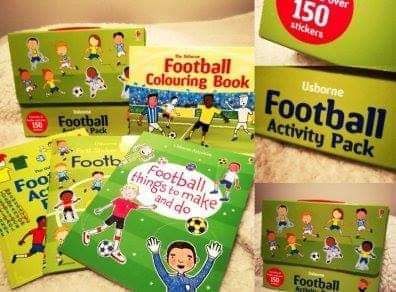 Usborne Gentuta cărți autocolante colorat fotbal
