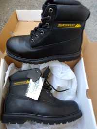 мъжки обувки за работа нови, кожа, NORTHWEST TERRITORY - N 42 черн